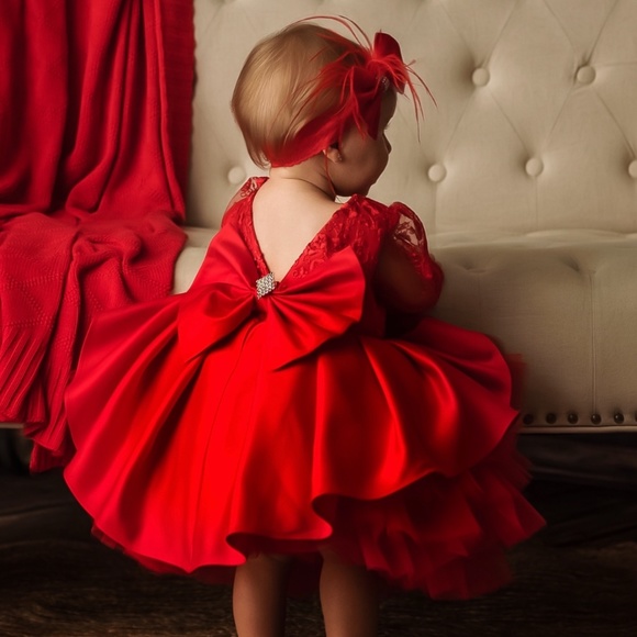 Baby Red Holiday Dress